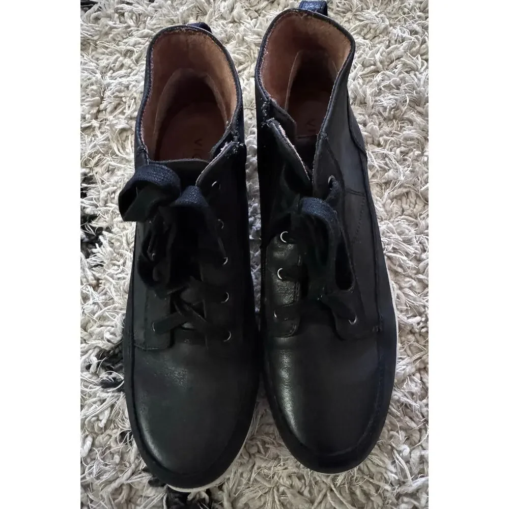 Vionic Shawna Black Waterproof Lace Up Boots Men's 9.5 Women's 11